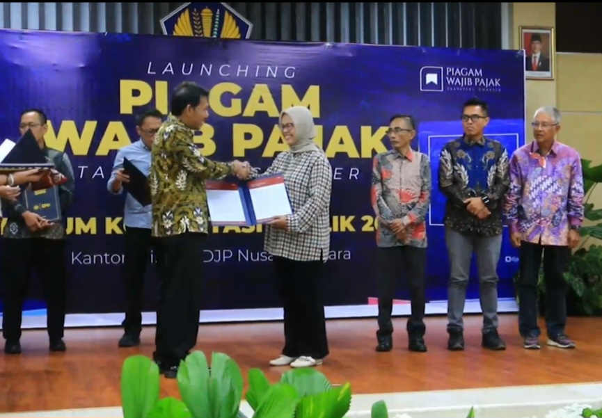 Kanwil DJP Nusa Tenggara Luncurkan Piagam Wajib Pajak, Dorong Kepatuhan Sukarela dan Transparansi