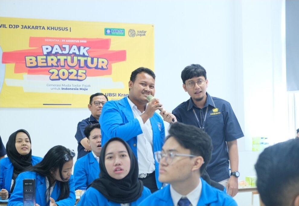 Generasi Muda Jadi Fokus, DJP Gandeng UBSI Gelar Pajak Bertutur 2025