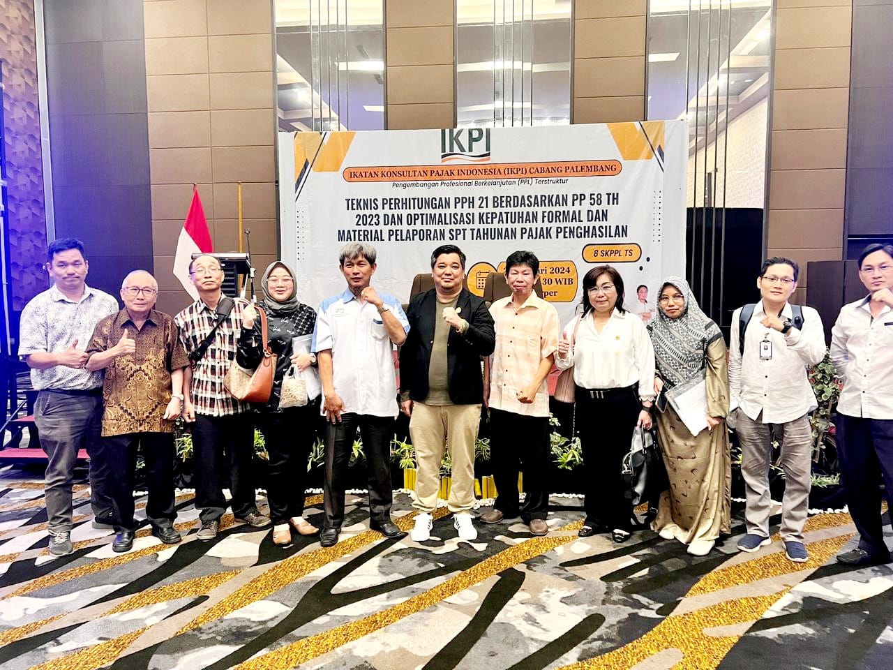 IKPI Palembang Targetkan 100 UMKM Badan Ikuti Konsultasi Pajak Gratis