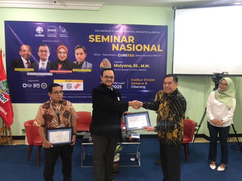 DI Seminar Nasional STIAMI Ketua IKPI Bekasi Soroti Pentingnya Sistem Bupot Bulanan dengan TER