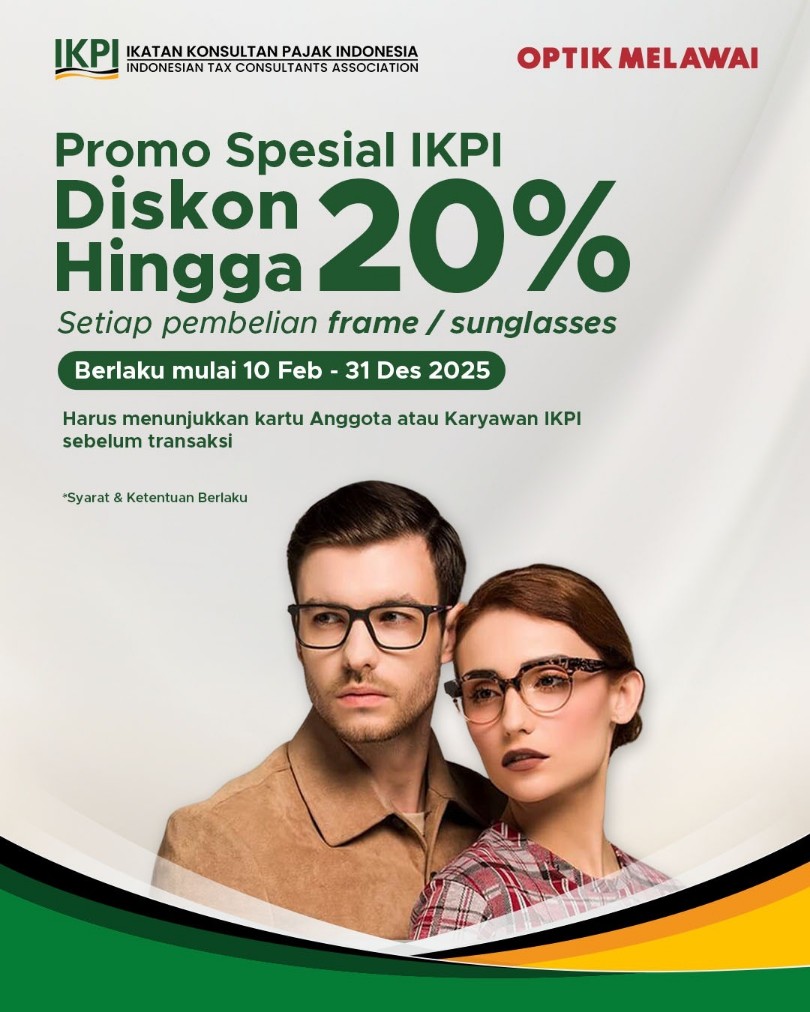 Optik Melawai Beri Diskon Hingga 20% kepada Anggota, Keluarga dan Pegawai IKPI