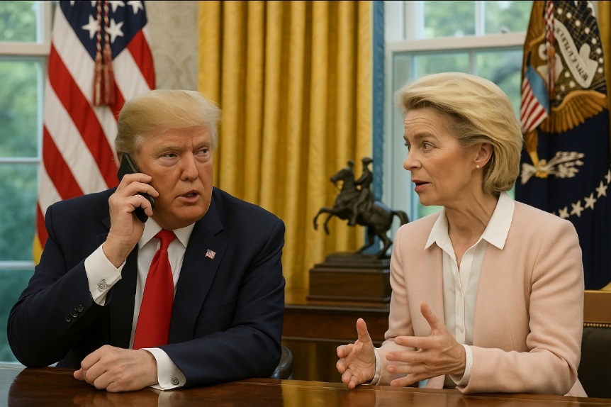 Trump Tunda Tarif Impor 50% untuk Uni Eropa