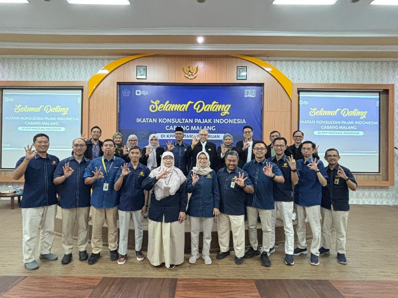 IKPI Kota Malang Sambangi KPP Pratama Pasuruan, Bahas SP2DK dan Sinergi Edukasi Pajak