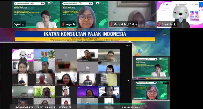 Peserta Webinar Pajak IKPI Tembus 1.000, Antusiasme Tinggi Ingin Pahami Coretax