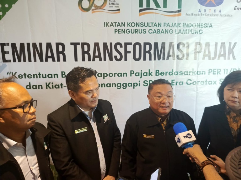 Ketua IKPI Lampung Tegaskan Kesuksesan Penyelenggaraan Seminar Pajak Berkat Sinergi Pengurus dan Dukungan Otoritas Pajak