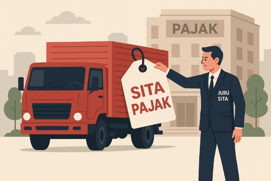 DJP Sumut I Gelar Pekan Sita Serentak: Truk Ekspedisi hingga Aset Rp2,3 Miliar Disita