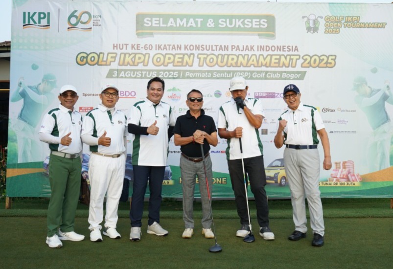 Sebanyak 160 Pegolf Meriahkan Open Turnamen IKPI 2025, Pererat Sinergi Konsultan Pajak dan Dunia Usaha