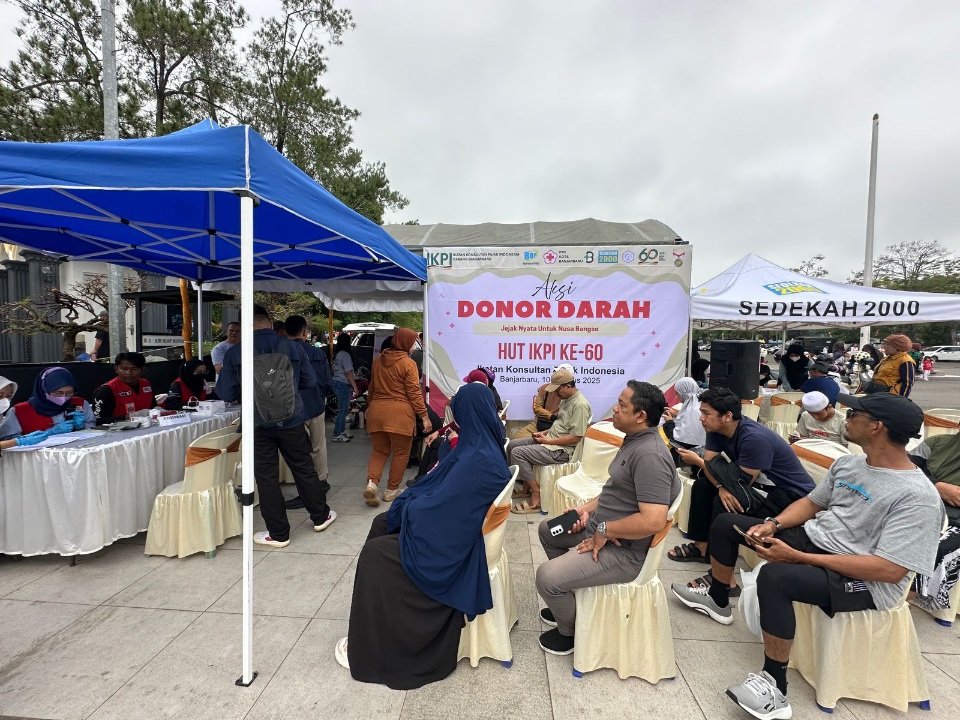 IKPI Banjarbaru Gandeng Radar Banjar Peduli dan PMI Gelar Donor Darah di CFD