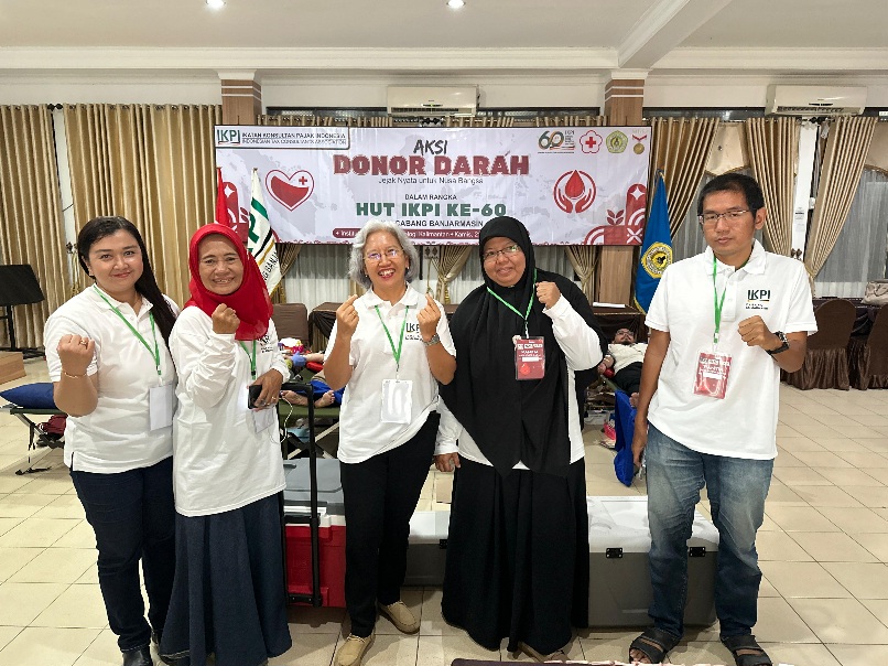 Sebanyak 86 Peserta Ikuti Donor Darah dan Periksa Mata Gratis IKPI Banjarmasin