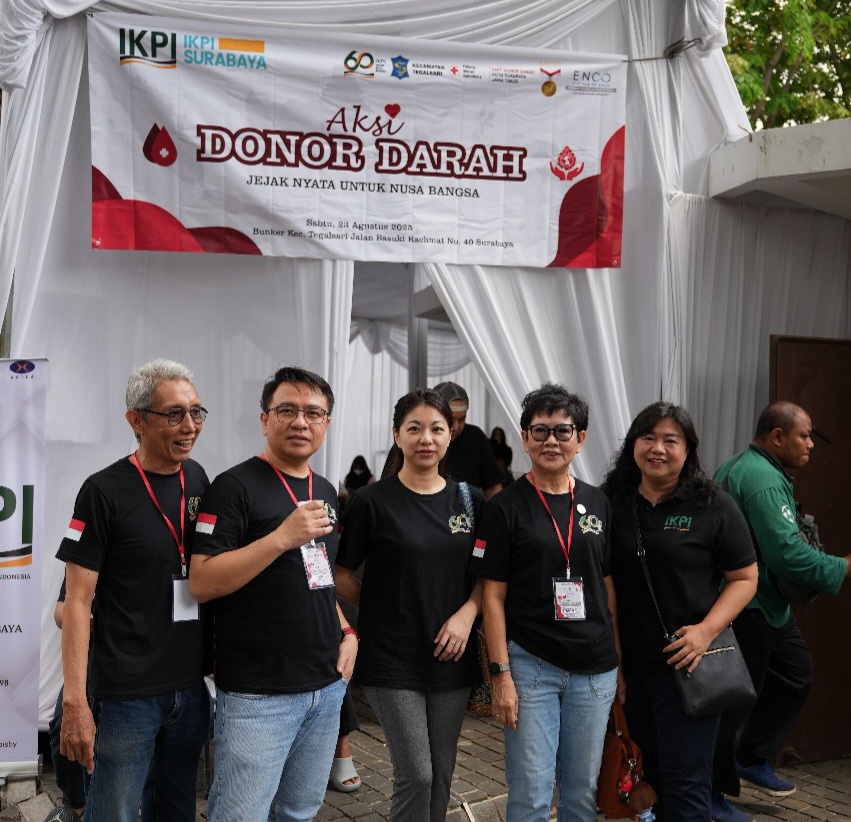 Rayakan HUT ke-60, IKPI Surabaya Sukses Gelar Donor Darah Bersama PMI dan Kecamatan Tegalsari