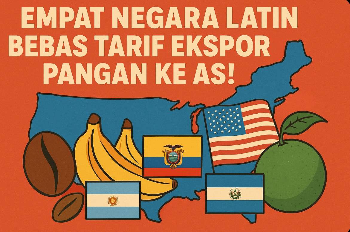 Empat Negara Latin Ini Bebas Tarif Ekspor Pangan ke AS! 