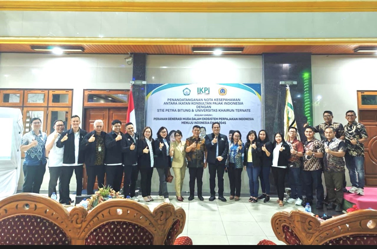 Kuliah Umum di STIE PETRA BITUNG: IKPI Dorong Anak Muda Jadi Motor Integritas Fiskal Indonesia