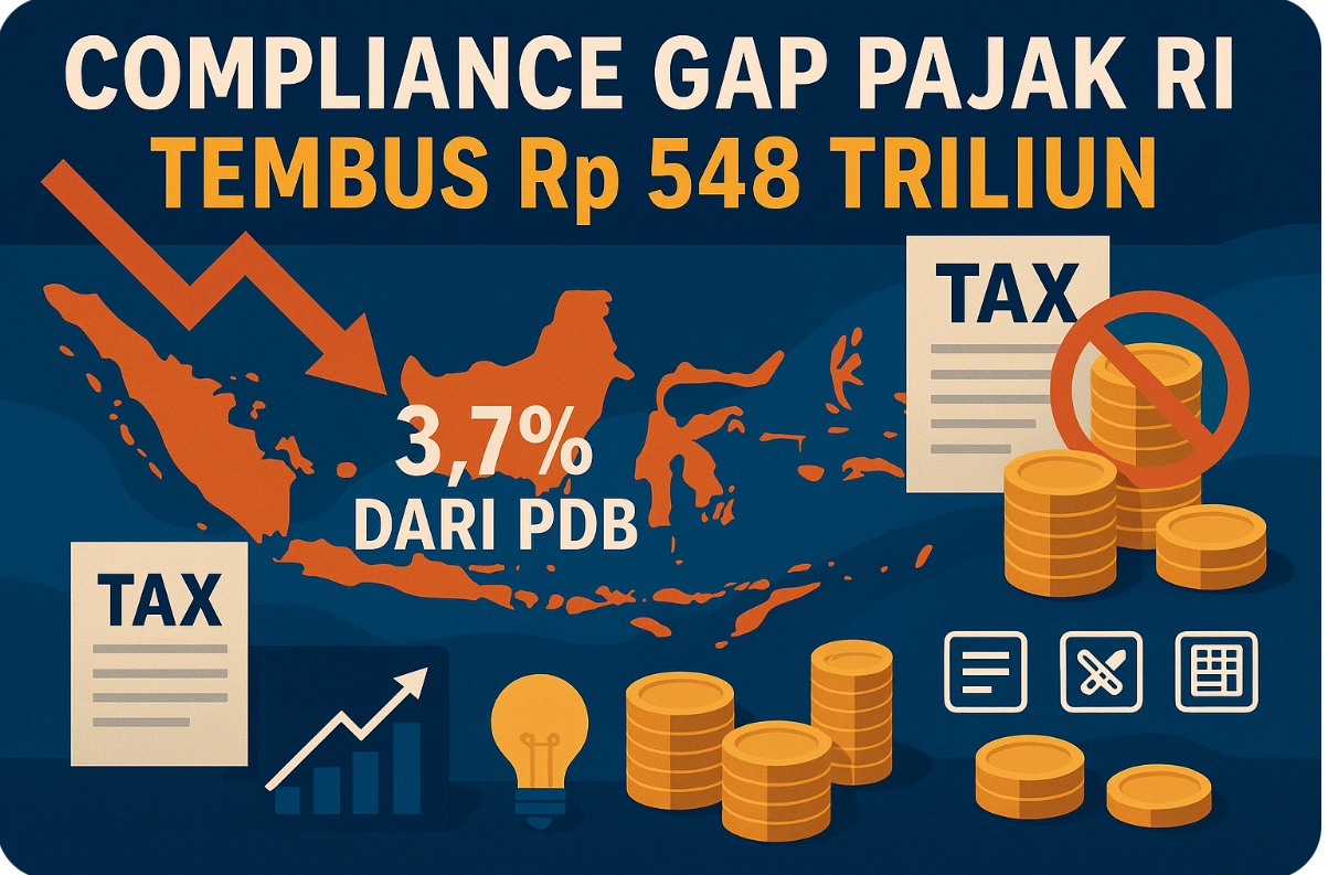 Compliance Gap Pajak RI Tembus Rp 548 Triliun, DJP Siapkan Strategi Pembenahan