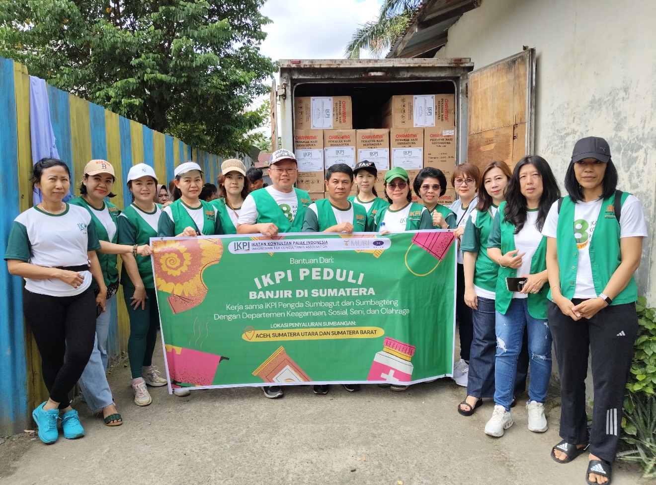 Aksi IKPI Peduli Banjir di Sumbagut