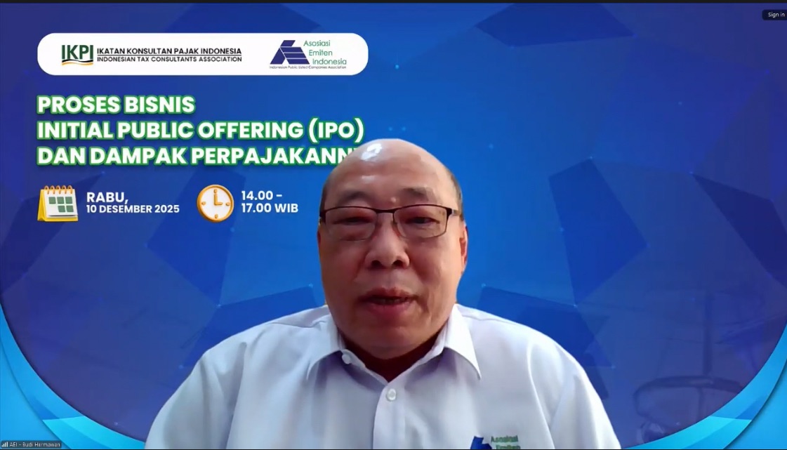 Kolaborasi AEI–IKPI: Budi Hermawan Sampaikan Peluang Konsultan Pajak Duduki Kursi Komisaris dan Komite Audit