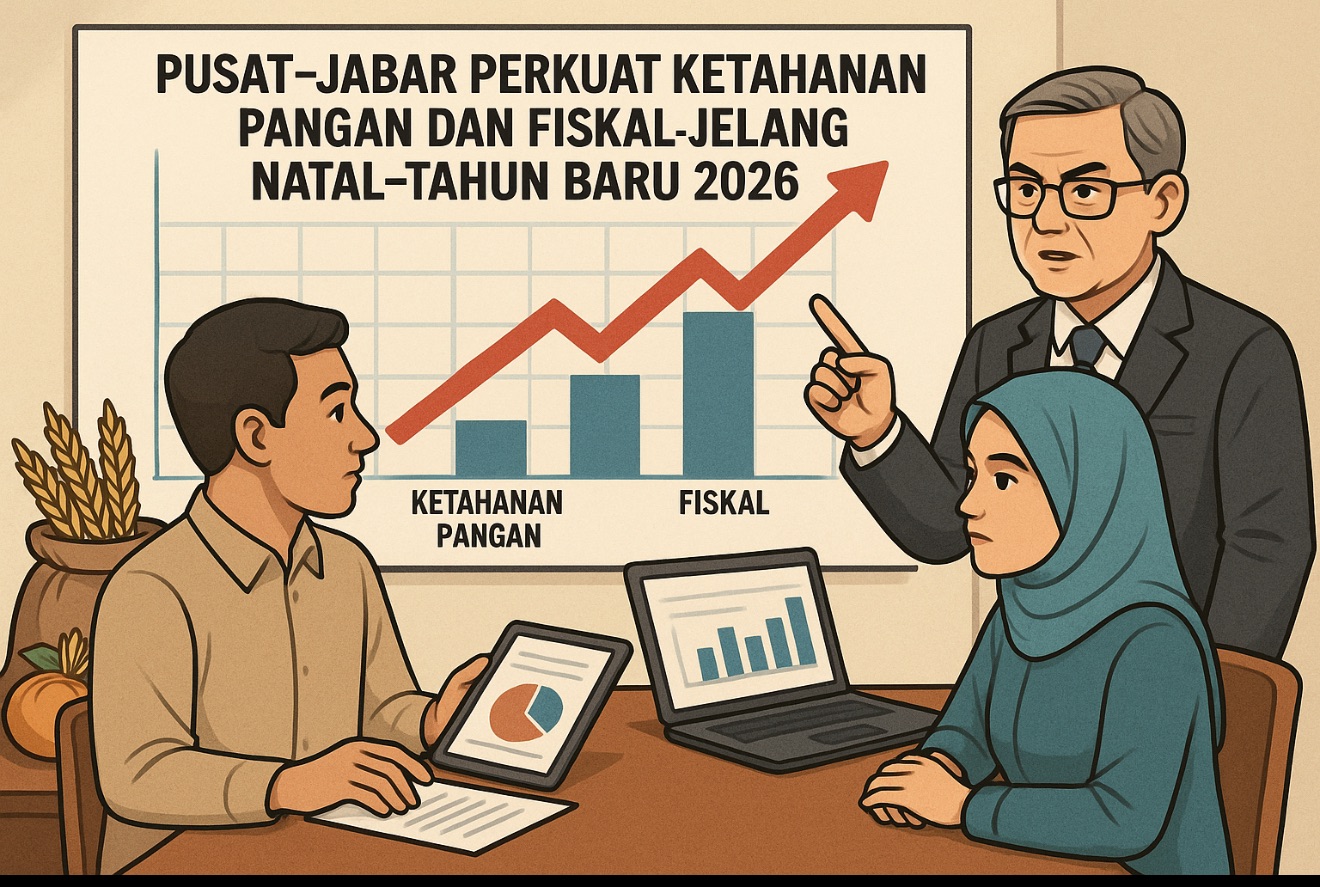 Pusat–Jabar Perkuat Ketahanan Pangan dan Fiskal Jelang Natal–Tahun Baru 2026