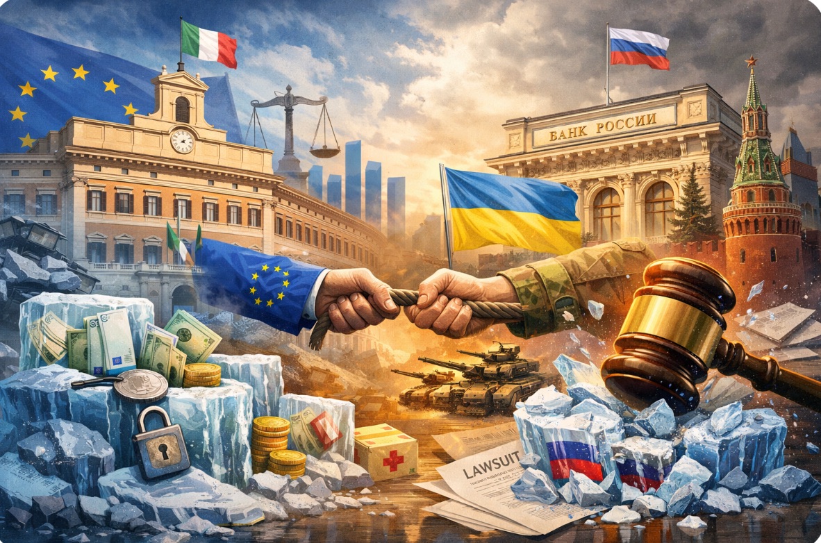 Italia Ingatkan Risiko Fiskal Pemanfaatan Aset Beku Rusia untuk Ukraina