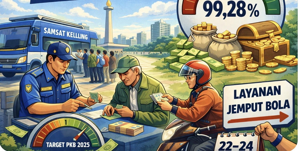 PKB Jakarta Timur Tembus 99,28 Persen, Layanan Jemput Bola Efektif Kejar Target Akhir Tahun