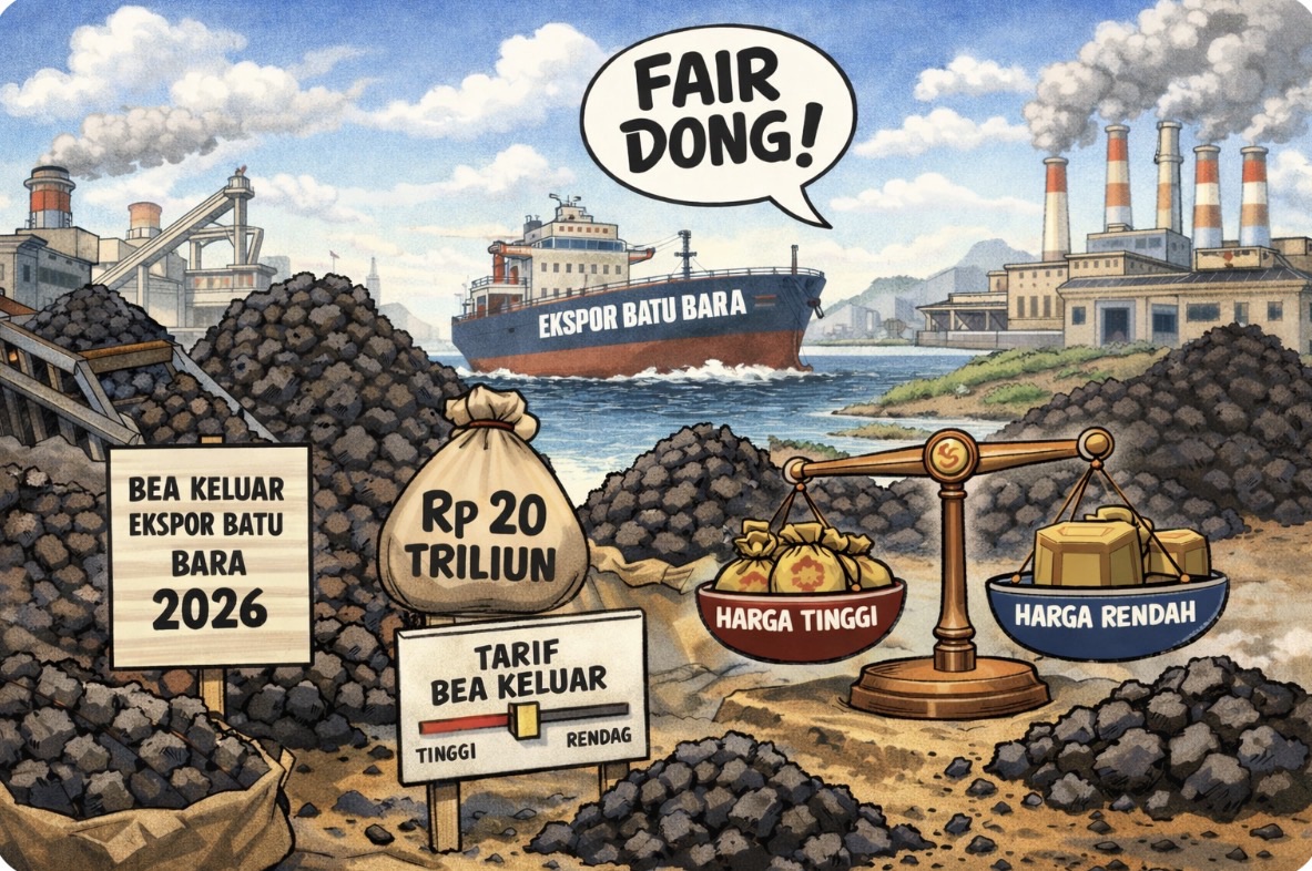 Pemerintah Siapkan Bea Keluar Batu Bara Mulai 2026, Skema Disesuaikan Harga Pasar