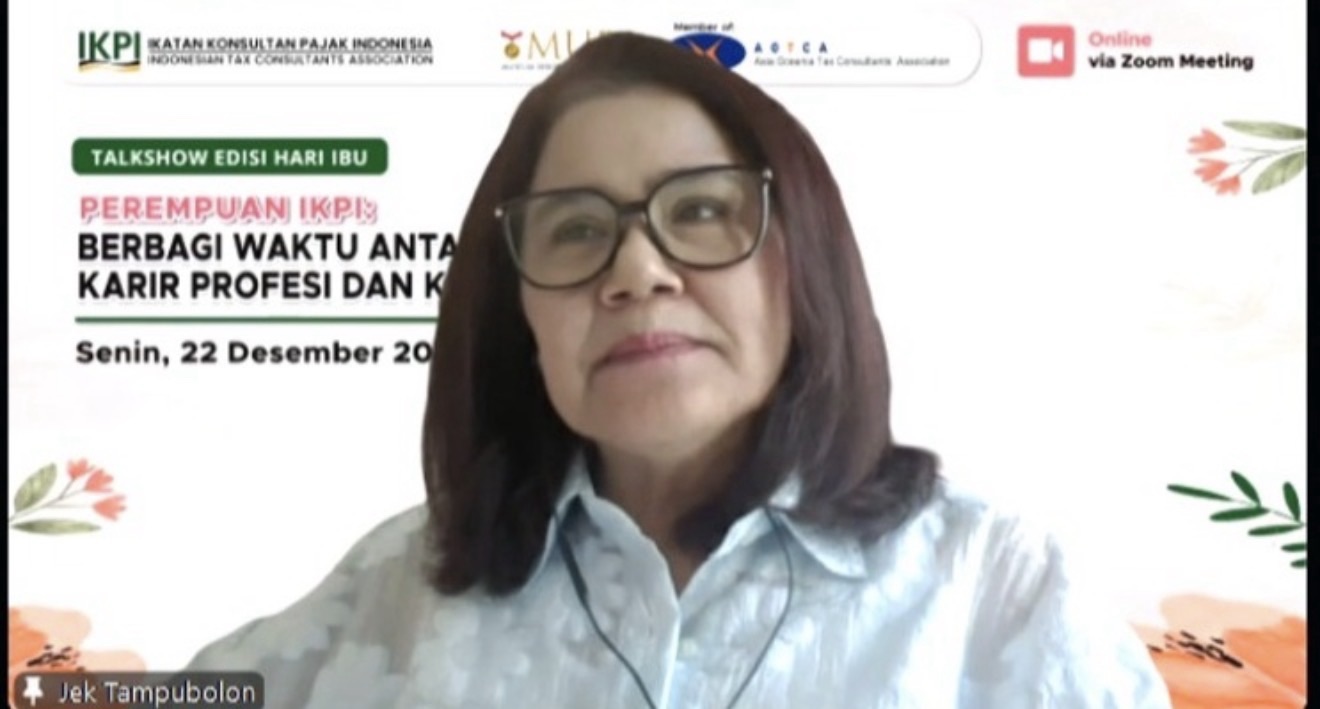 Talkshow Hari Ibu IKPI, Jeklira Tampubolon Ceritakan Jalan Berliku Menuju Dunia Konsultan Pajak