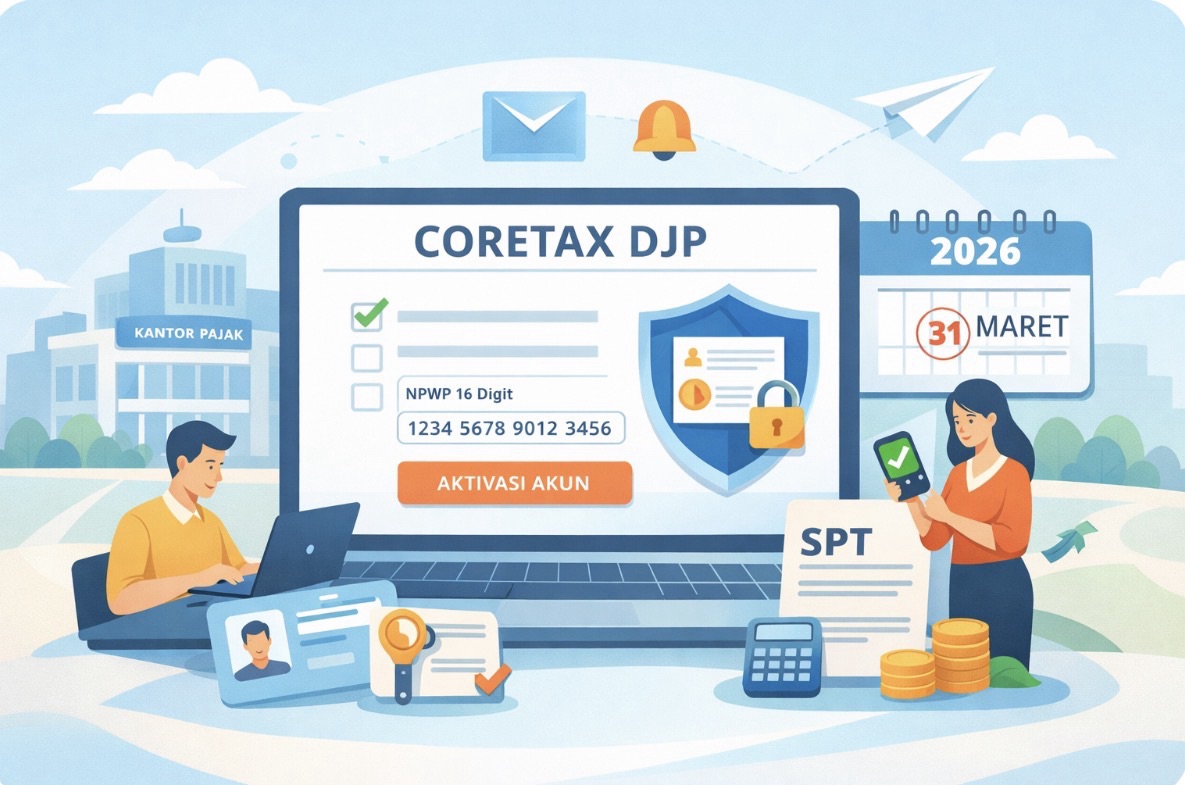Sebanyak 7 Juta Wajib Pajak Belum Aktivasi Coretax, DJP Ingatkan Pentingnya Segera Beralih