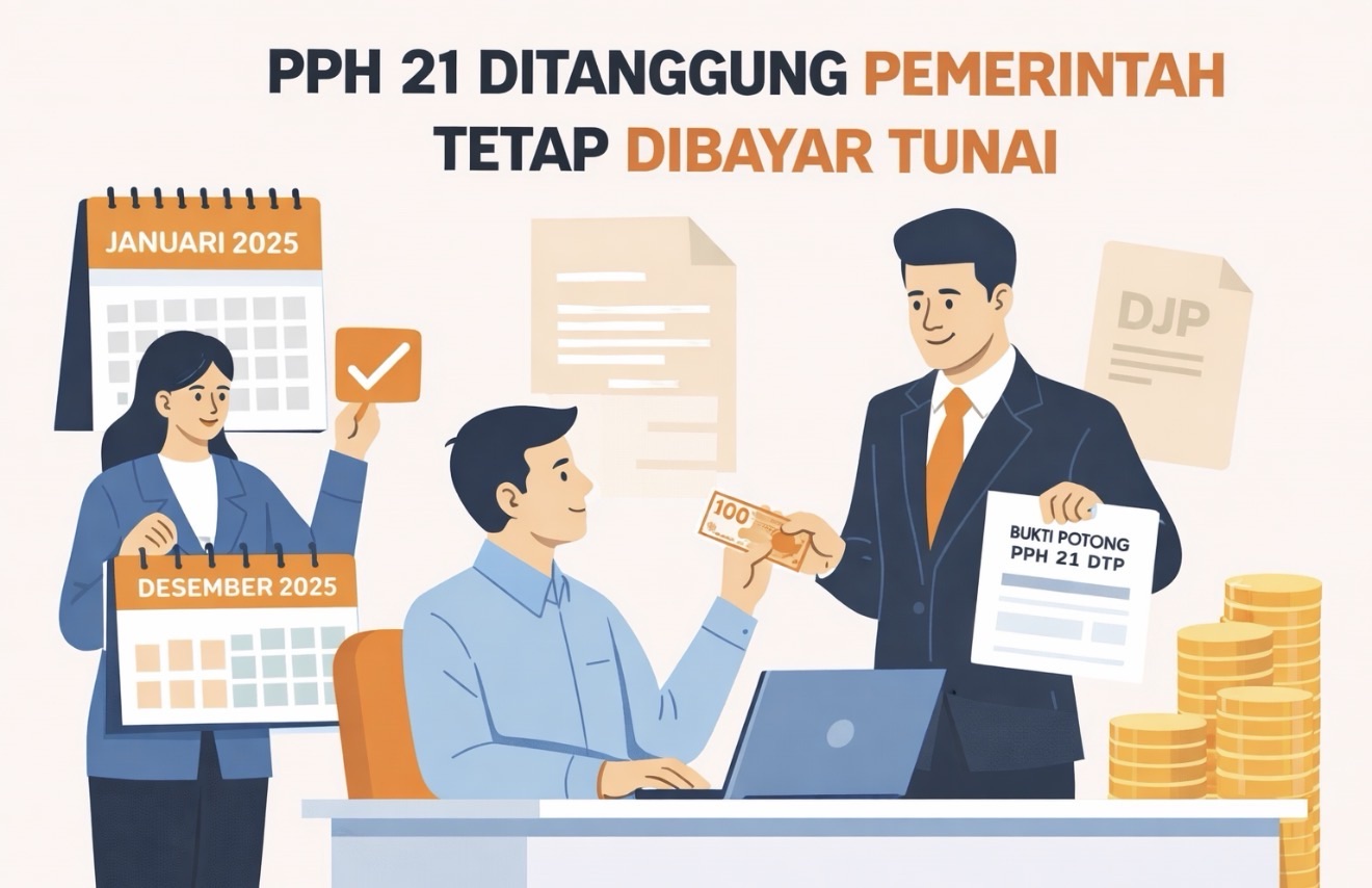 PPh 21 Ditanggung Pemerintah Tetap Dibayar Tunai, Perusahaan Wajib Ikuti Mekanisme Ini