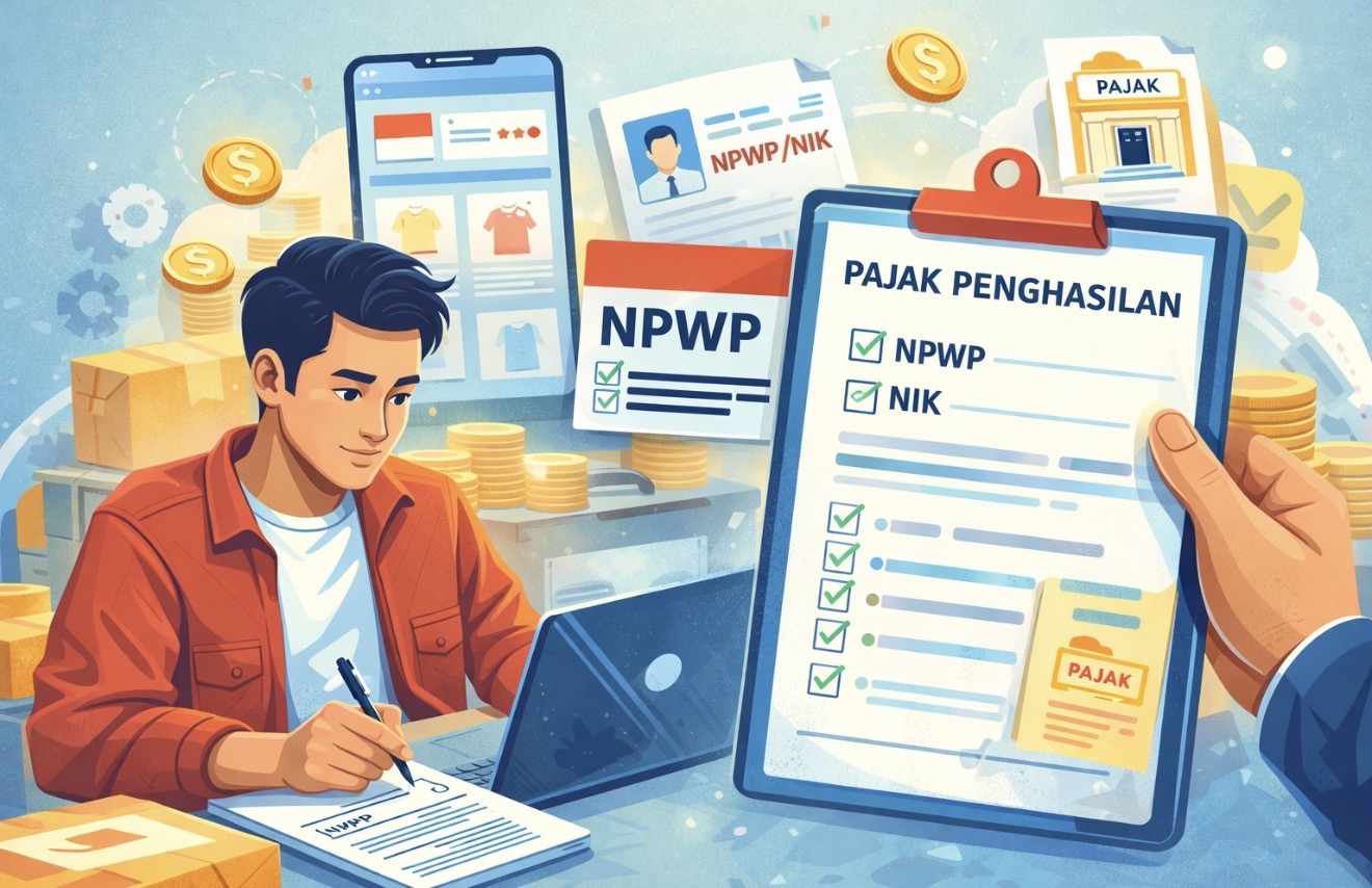 Pedagang Online Wajib Serahkan NPWP ke Marketplace, Ini Ketentuan Baru PPh Perdagangan Digital