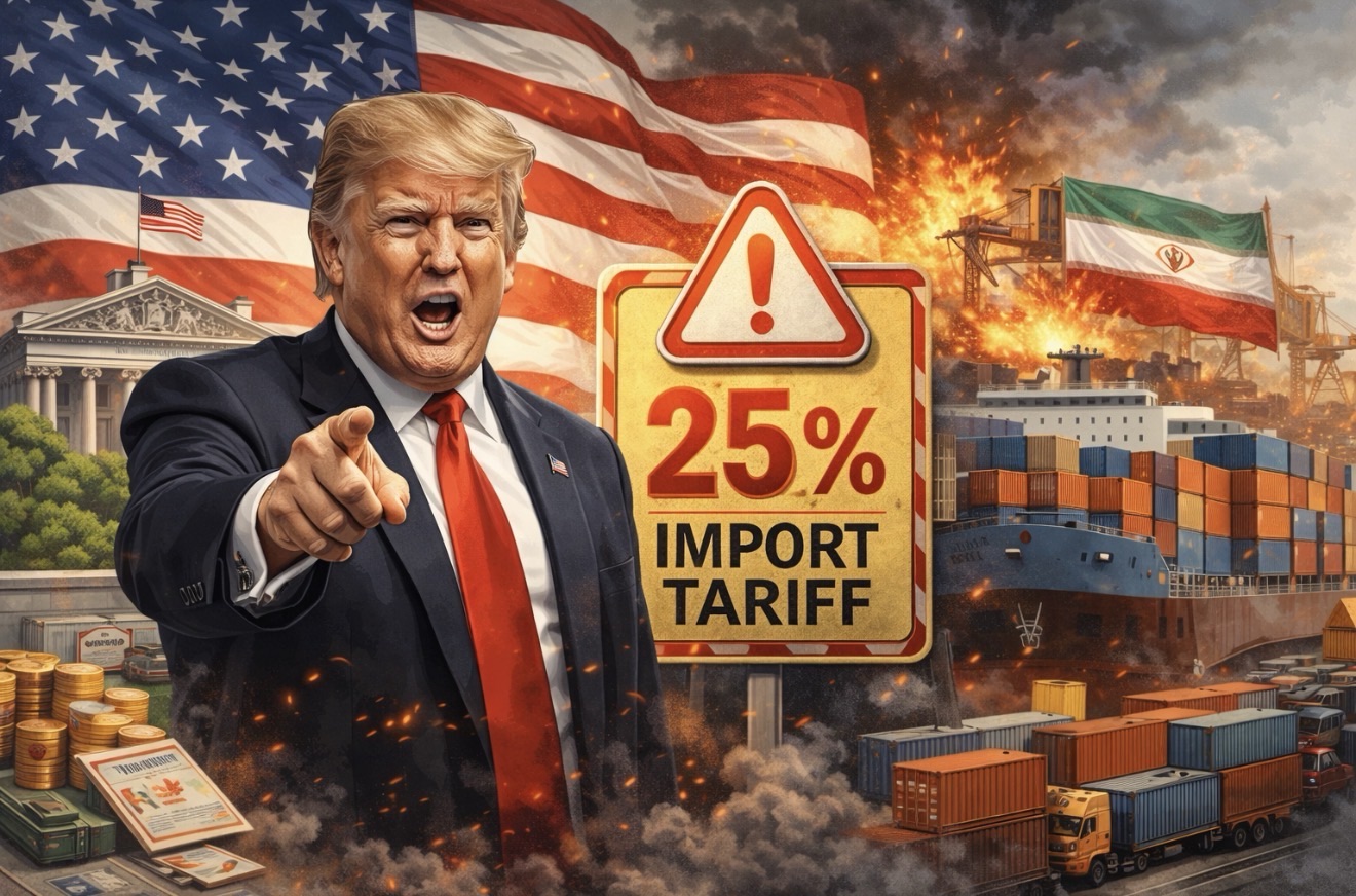 Trump Ancam Tarif 25% bagi Negara Mitra Dagang Iran, Perdagangan Global Kembali Bergejolak