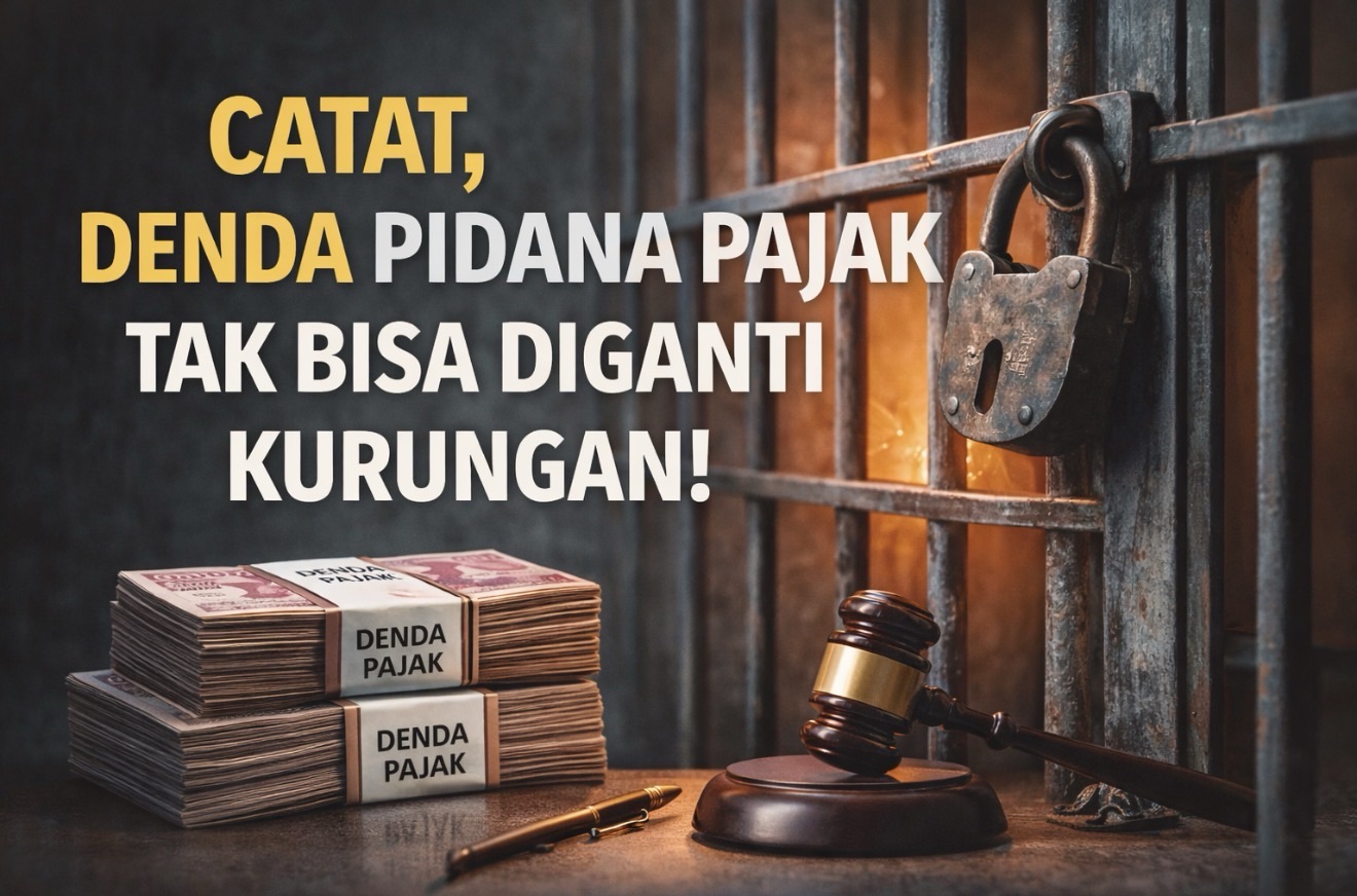 Catat, Denda Pidana Pajak Tak Bisa Diganti Kurungan!