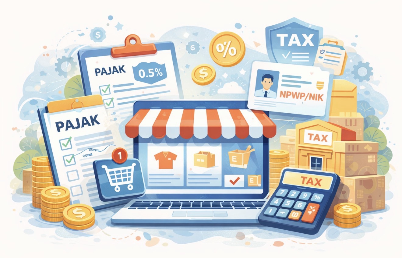 Tarif PPh 0,5 Persen Berlaku di Marketplace, Ini Waktu Pemungutan dan Perhitungannya