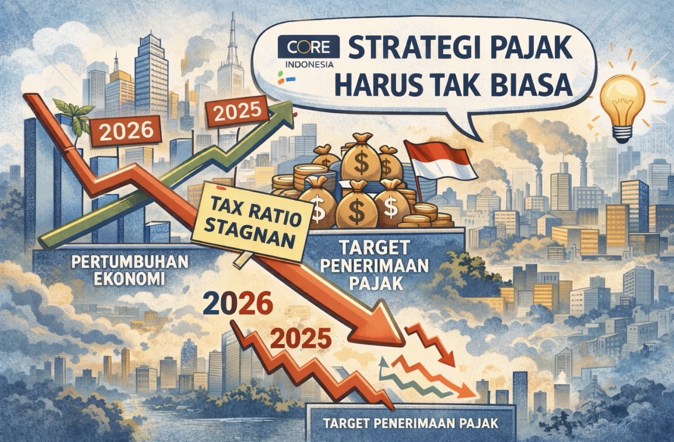 Ekonomi 2026 Diproyeksi Landai, CORE: Strategi Pajak Harus Tak Biasa
