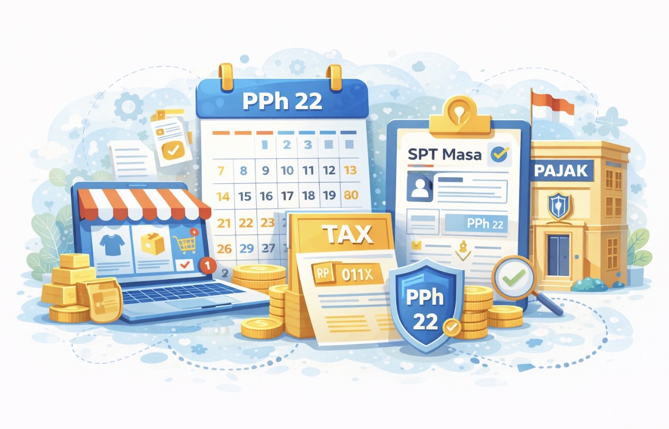 Marketplace Wajib Setor dan Lapor PPh 22 Setiap Bulan, Ini Skema Pelaporannya