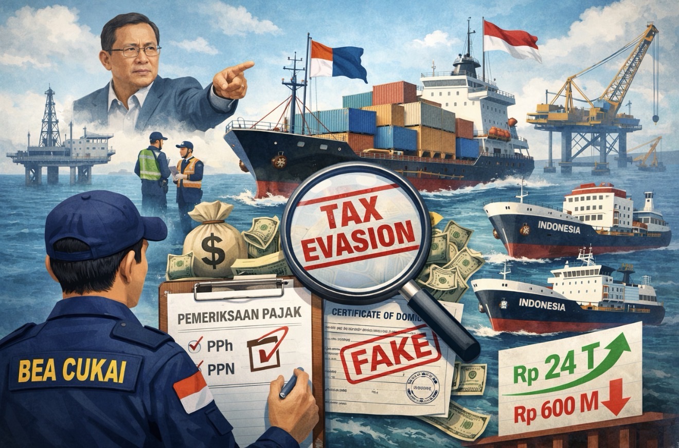 INSA Bongkar Dugaan Kapal Asing Mangkir Pajak, Potensi Penerimaan Negara Menguap