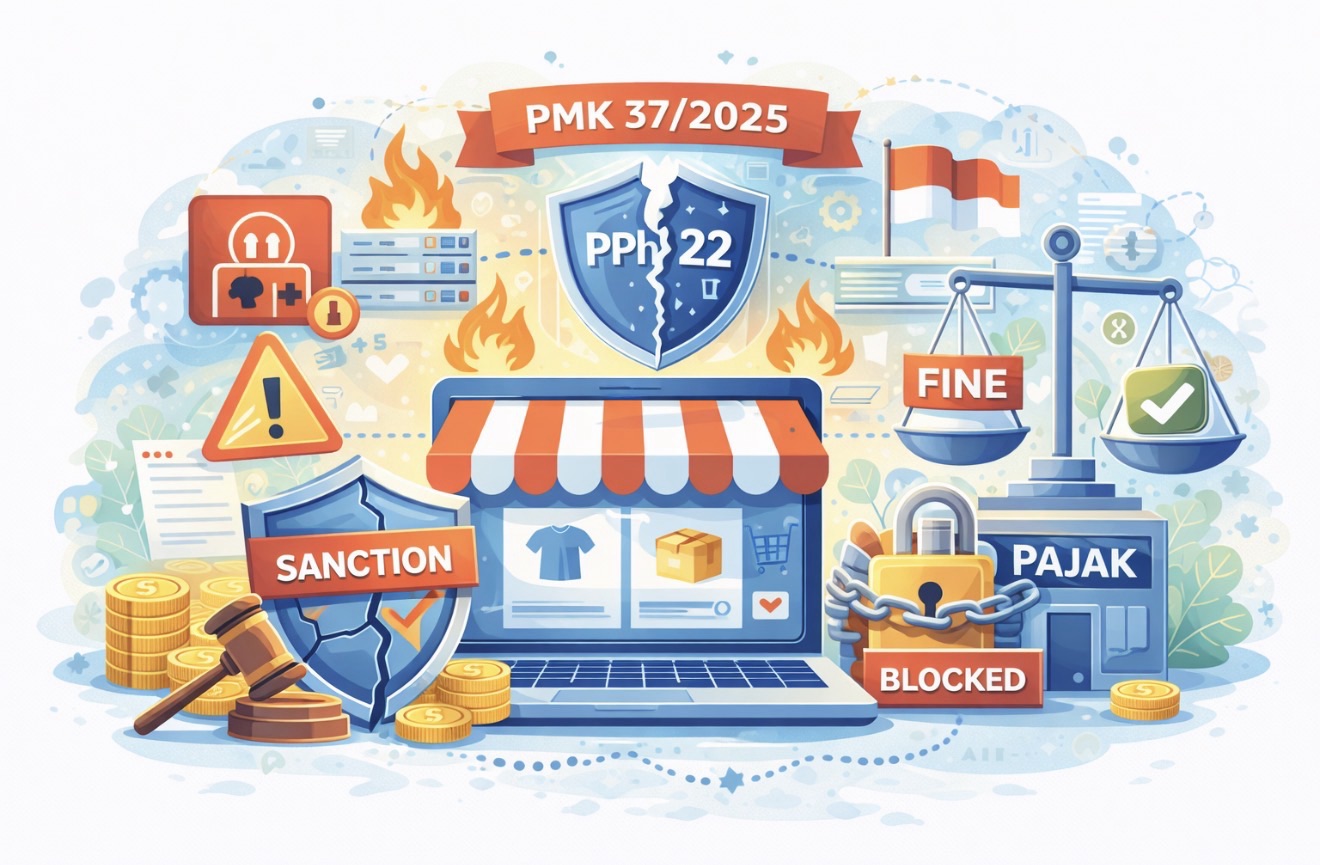 Marketplace Bisa Kena Sanksi Ganda Jika Abaikan Kewajiban PPh 22