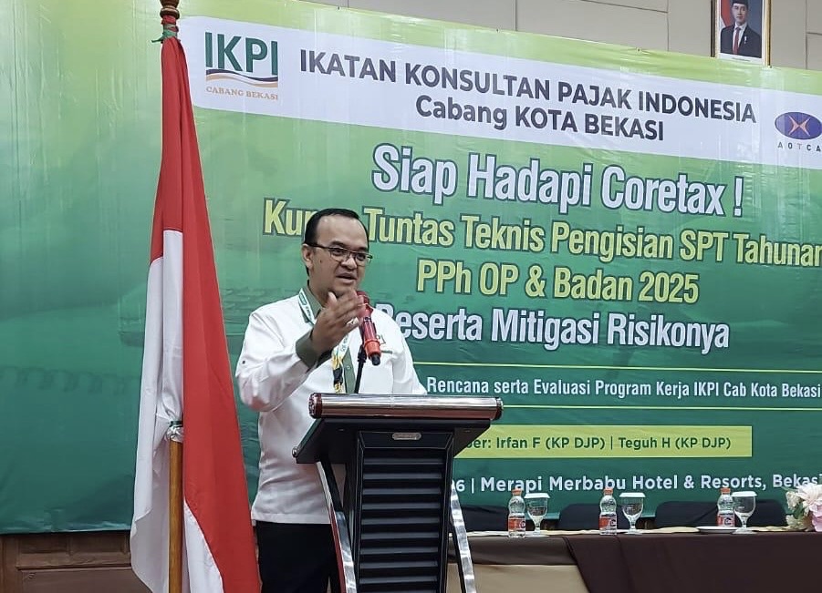 Siap Hadapi Coretax, Seminar IKPI Kota Bekasi Fokus Praktik dan Mitigasi Risiko Pengisian SPT Tahunan