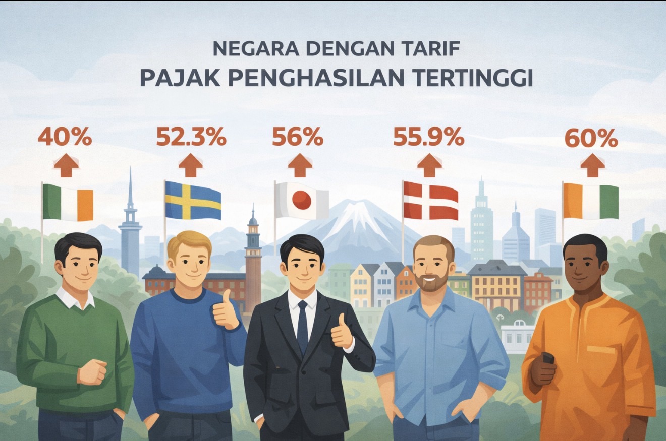 Bukan Cuma Skandinavia, Ini Deretan Negara dengan Tarif Pajak Tertinggi di Dunia