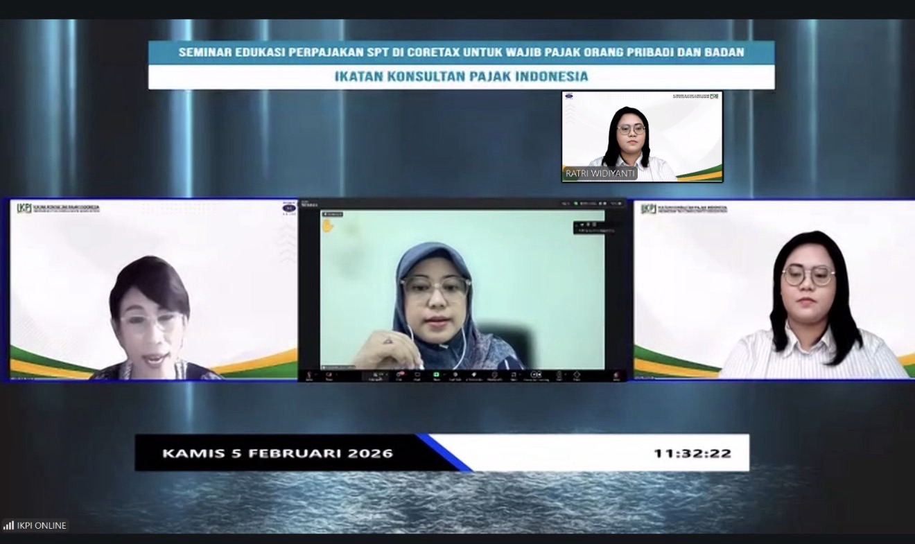 Edukasi SPT Coretax IKPI Kembali “Tarik” Sekitar 3.000 Peserta Daring, Mayoritas Non Anggota