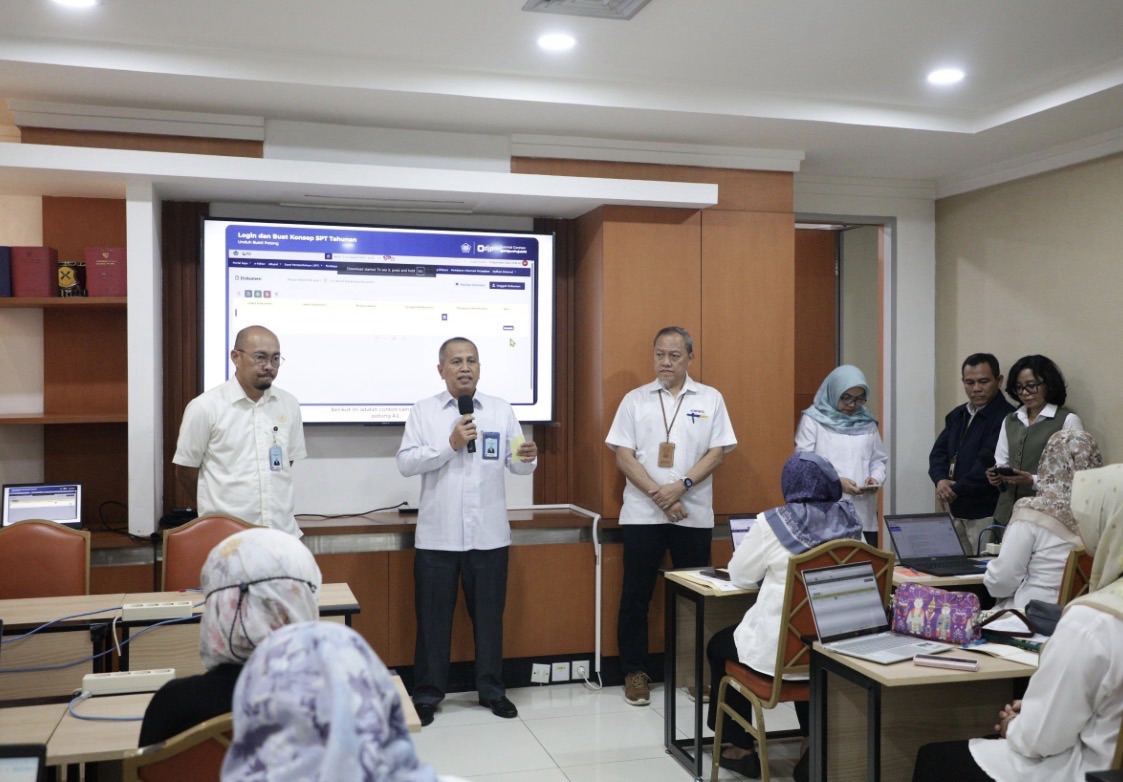 Kemensetneg–DJP Jakarta Pusat Gelar Bimtek Pengisian SPT Tahunan OP Lewat Coretax