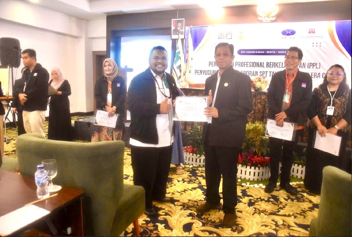 IKPI Sleman Dorong Wajib Pajak Mandiri Lewat Edukasi SPT Badan Berbasis Sistem Coretax