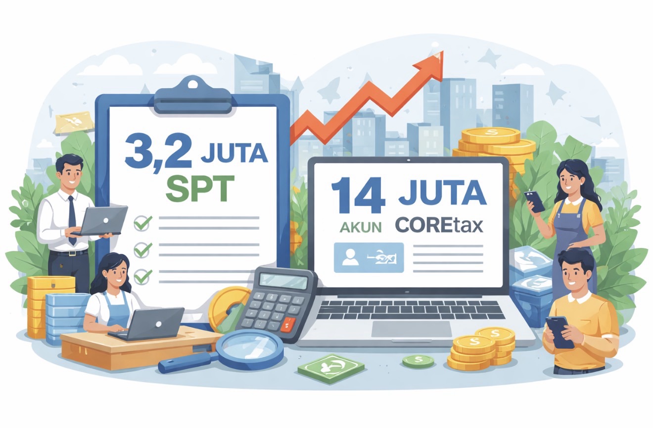 Lebih dari 3,2 Juta SPT Masuk, Aktivasi Akun Coretax Tembus 14 Juta