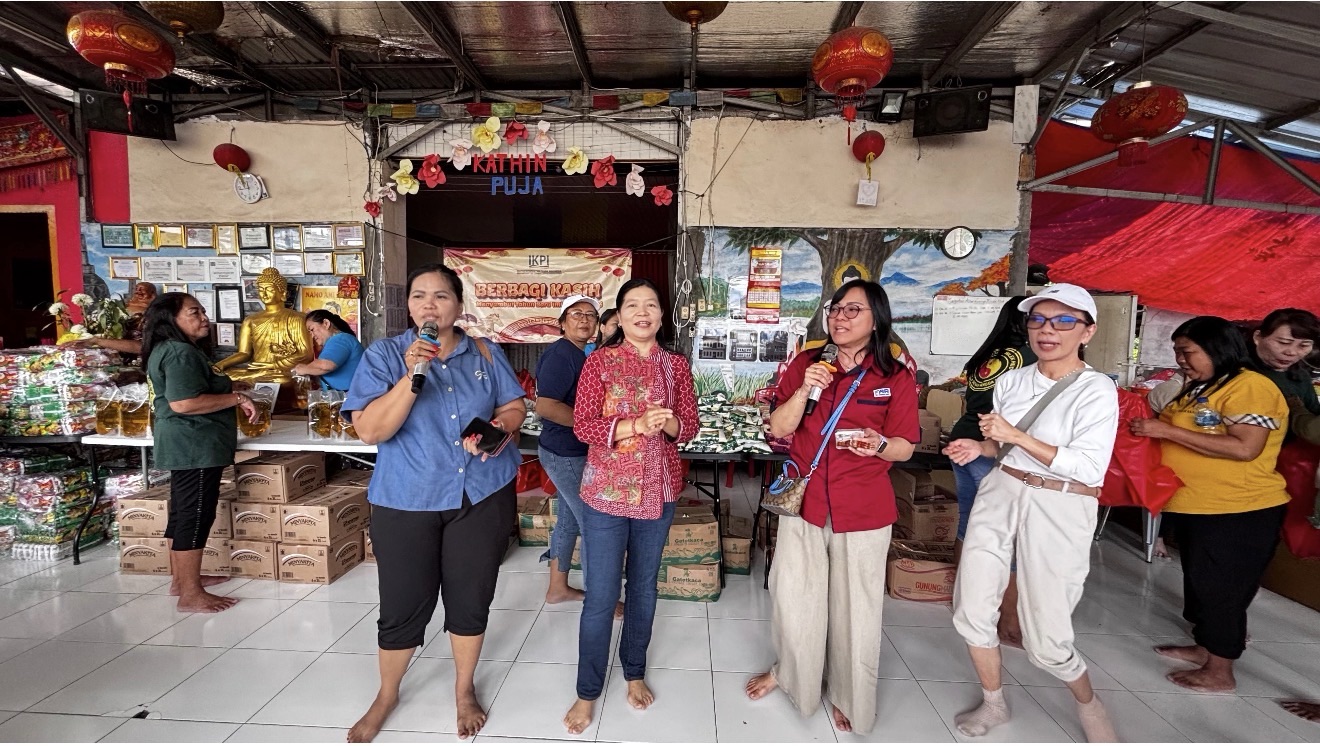 Kemeriahan Baksos Imlek IKPI 2026, Warga Sewan Antusias Sambut 300 Paket Sembako