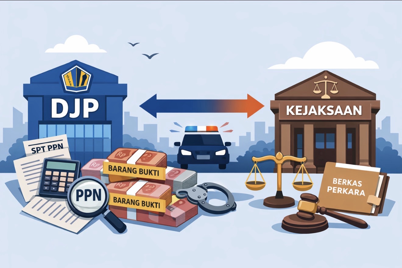 DJP Jawa Timur I&nbsp;Limpahkan Tiga Tersangka Kasus PPN ke Kejati Jatim