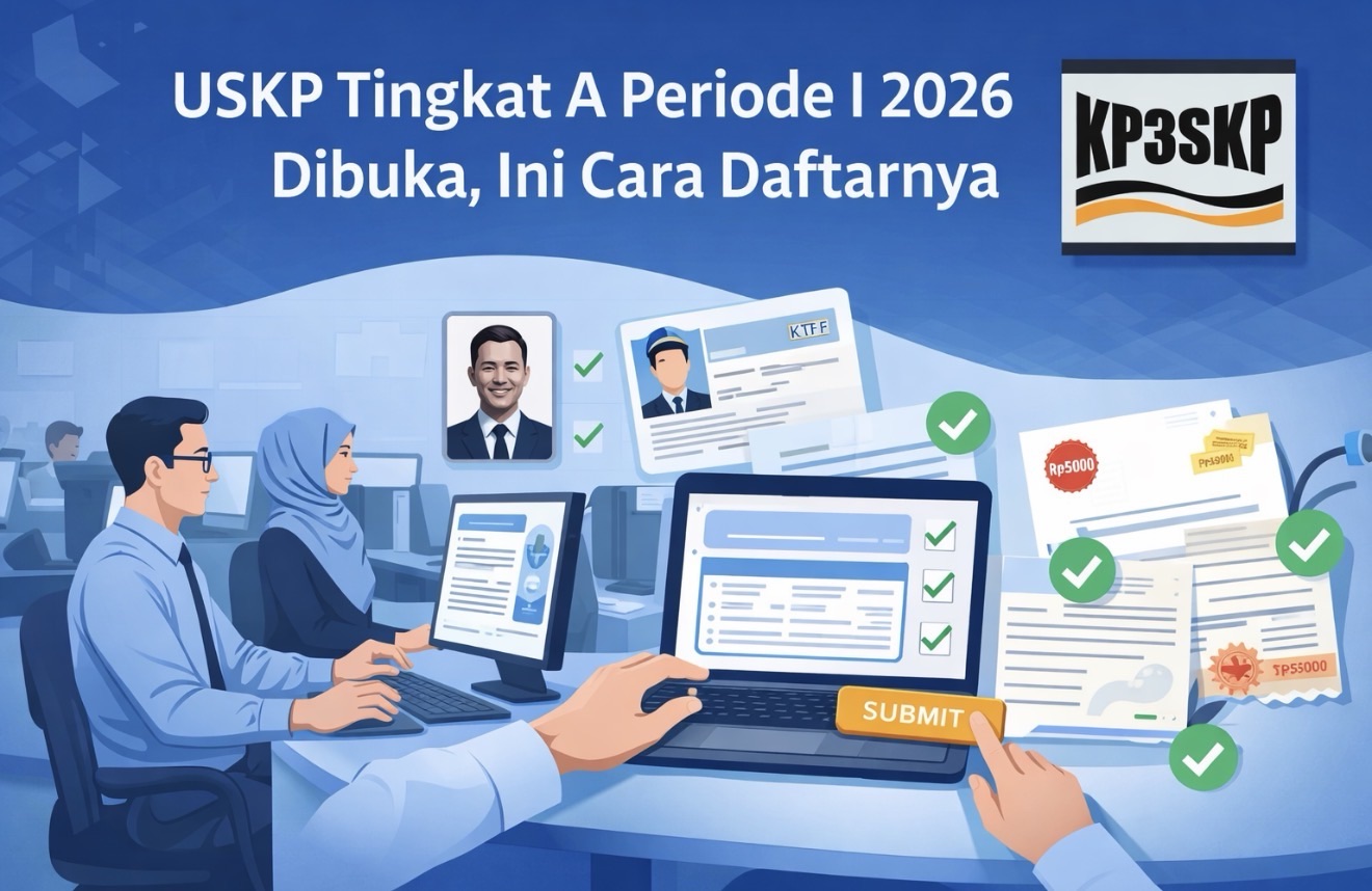 Pendaftaran USKP Tingkat A Periode I 2026 Resmi Dibuka, Ini Panduan Lengkapnya