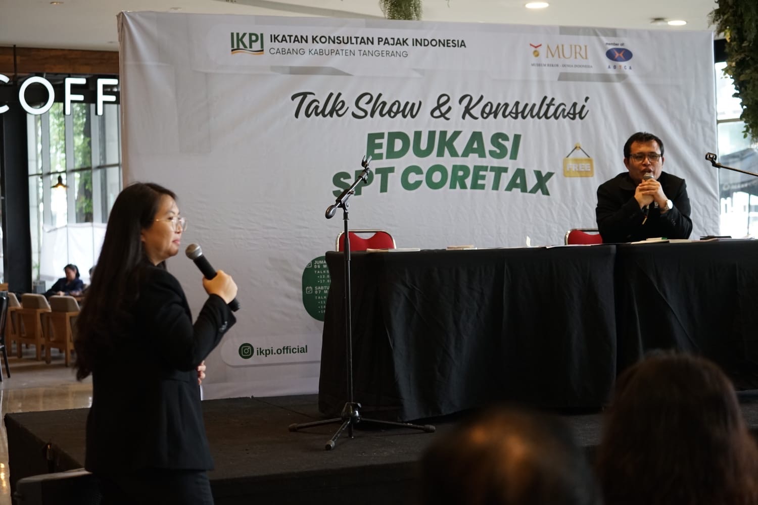Peserta Talk Show Coretax IKPI Kabupaten Tangerang Tanyakan Deposito Bersama dalam Pelaporan Pajak