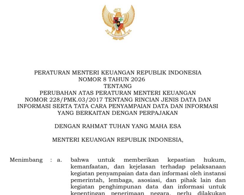 Lewat PMK Baru, DJP Perluas Jaring Data hingga ke Meja Konsultan Pajak