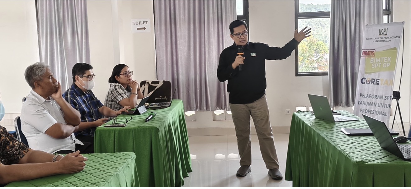 IKPI Makassar Bimbing Dokter di Toraja Utara Laporkan SPT Melalui Coretax