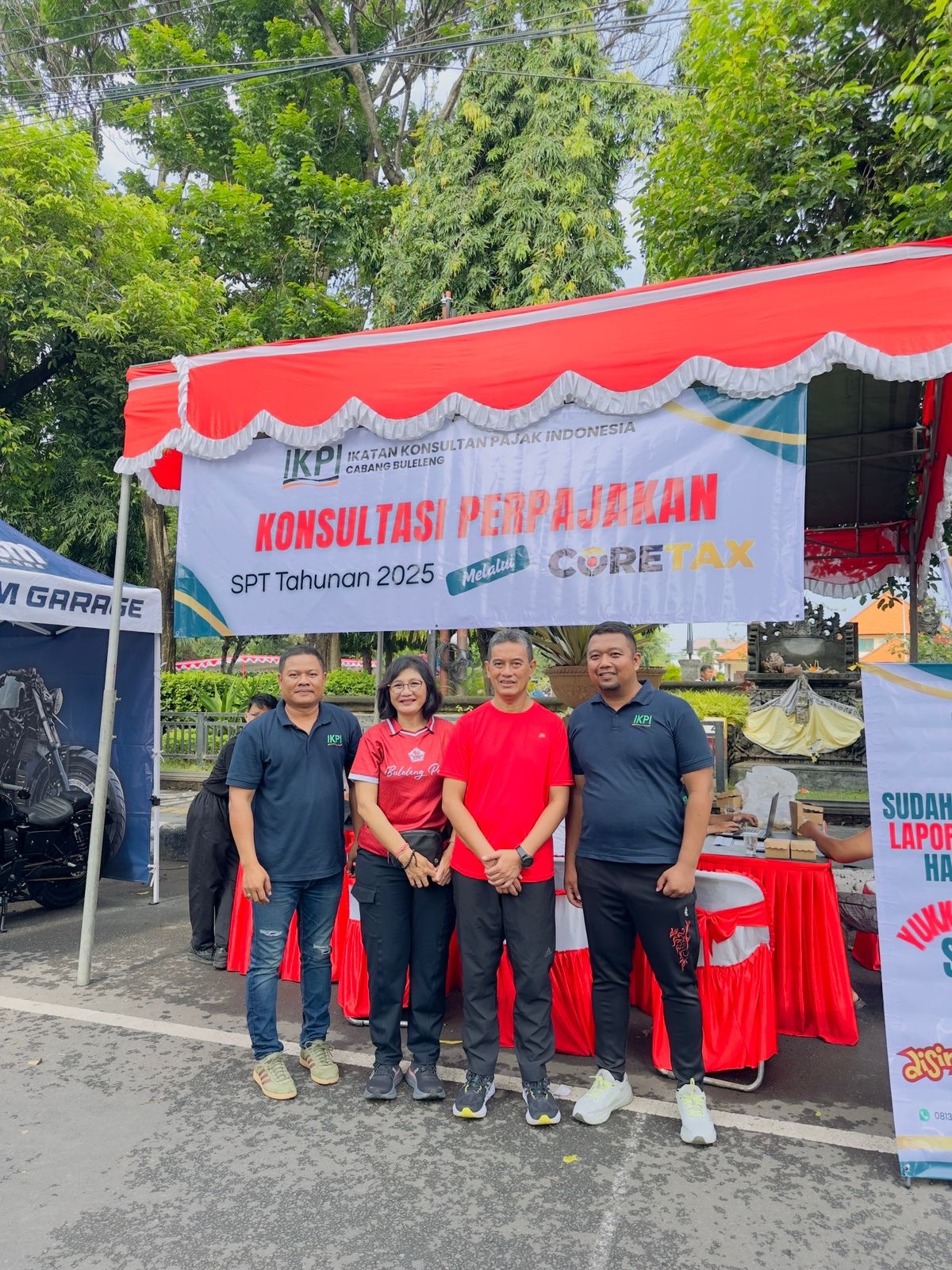 Wakil Bupati Buleleng Kunjungi Stan IKPI di Car Free Day, Warga Antusias Konsultasi SPT Tahunan via Coretax