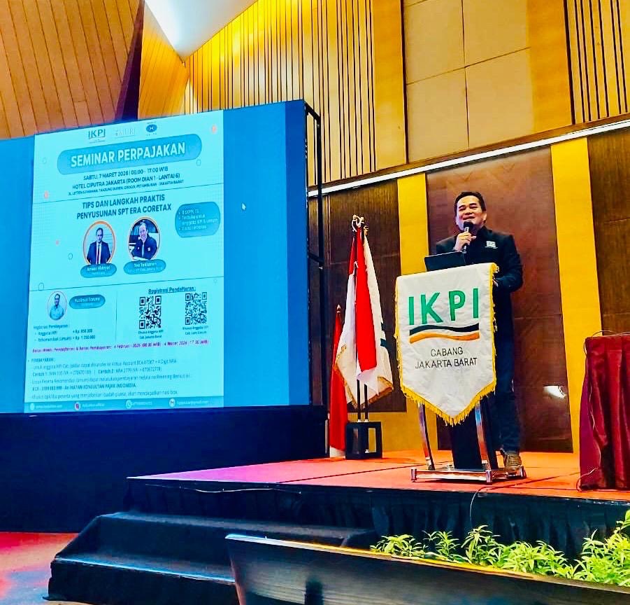 Ketum Vaudy Starworld Hadiri Seminar Perpajakan IKPI Jakarta Barat