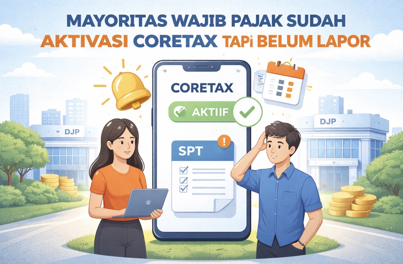 DJP: Mayoritas Wajib Pajak Sudah Aktivasi Coretax tapi Banyak Belum Lapor