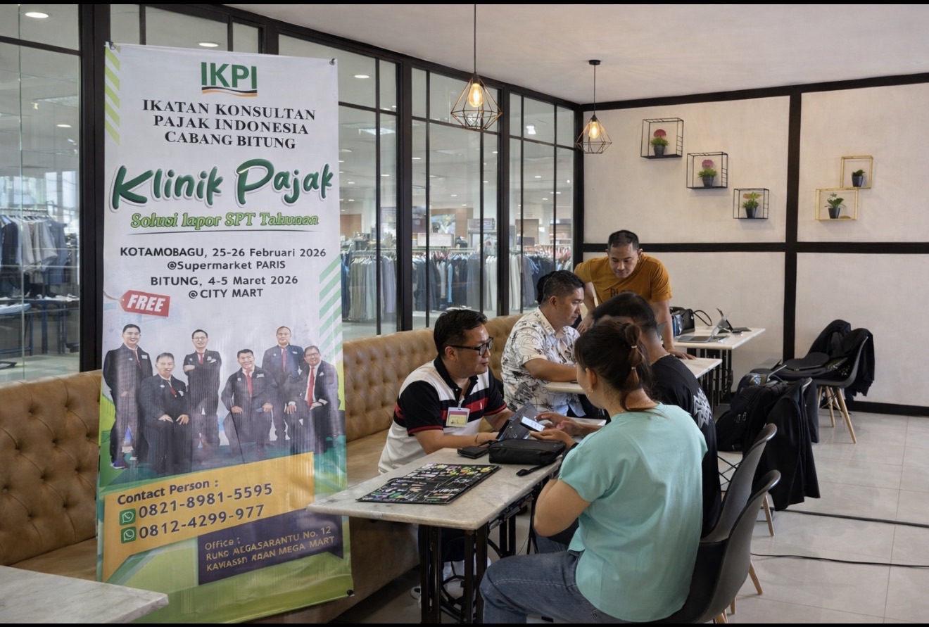 IKPI Bitung Buka Klinik Pajak Gratis di Paris Superstore